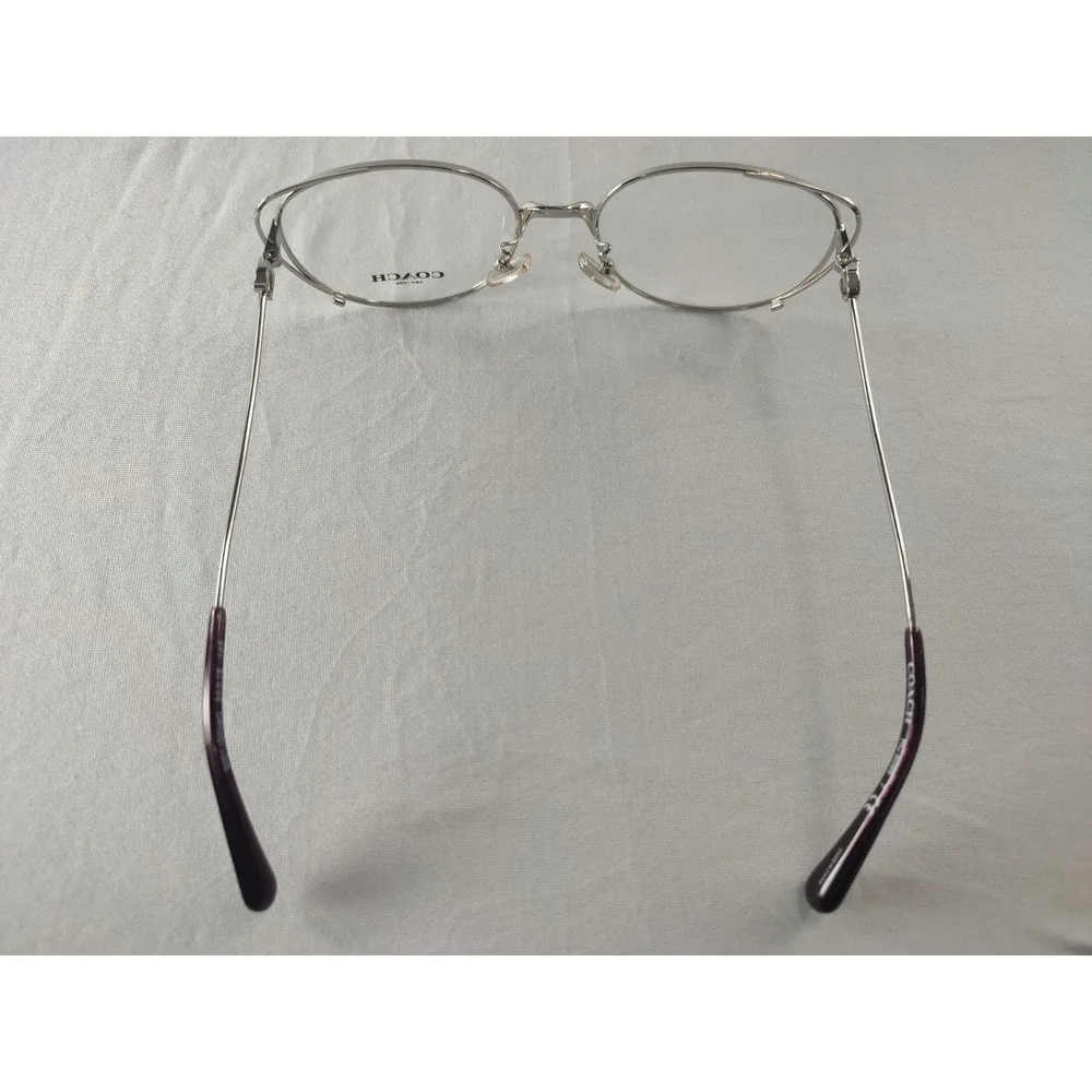 Coach HC 5095 9001 Silver Eyeglasses Frames 54-18-140 Cat Eye Women NIB‎
